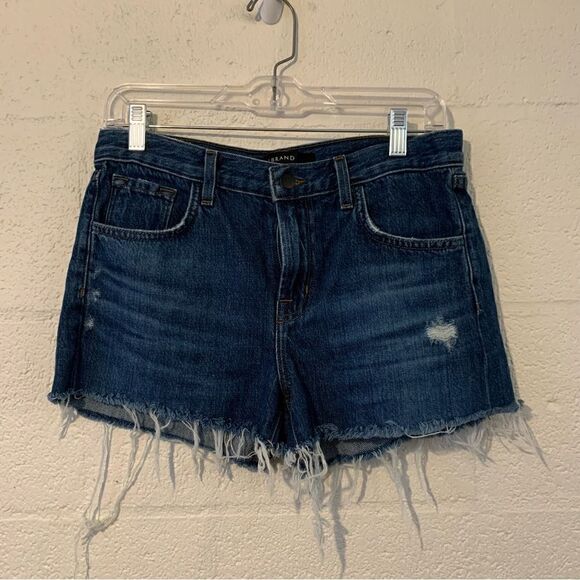 J Brand Johnny Mid Rise Shorts 25 - Picture 1 of 6